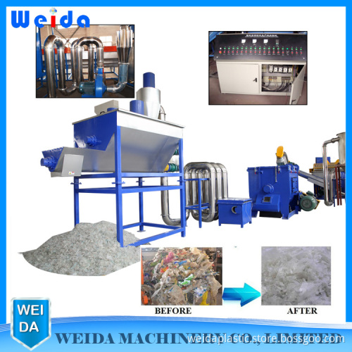 300kg/H PP/PE Film Washing Line/Plastic Recycling Machine